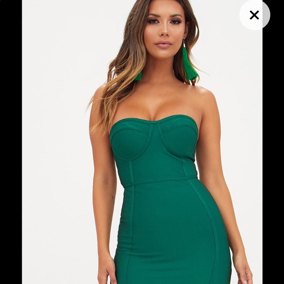 frill bandage dress